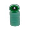 Leefai Clear Fingerboard Wheels Embedded Color Layer - Hot Finger Skateboard Wheels - Ultra Spin Bearings Wheels - 7.8mmx5.1mm -Inner Layer Colorway (Green) view 1