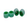 Leefai Clear Fingerboard Wheels Embedded Color Layer - Hot Finger Skateboard Wheels - Ultra Spin Bearings Wheels - 7.8mmx5.1mm -Inner Layer Colorway (Green) view 2