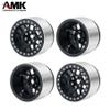 4Pcs 64.5 * 45mm Aluminum Alloy 12mm Hex Hub 2.2 Beadlock Wheels Rims for 1/10 RC Crawler Axial RBX10 AXI03005 Upgrade Parts view 4