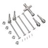 1/16 RC Car Drive Shaft Set Front Rear CVD Axle Kit Compatible with 16101 16102 16103 16201PRO High Strength Steel Drive Shafts for 1/16 Scale RC Cars view 1
