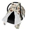 Personalized Baby Car Seat Canopy for Babies, Custom Name Cowboy Western Baby Car Seat Covers for Boys, Opening Minky Nursing Breastfeeding Cover for Infant, Carseat Canopies for Newborn view 2