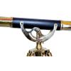 Antiqueex Vintage Shiny Brass Nautical Telescope Double Barrel Brass Finish Adjastable Wooden Tripod Floor Stand Nautical view 4