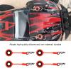 RC Car Shell Body Fixed Clips Retainer, 4PCS RC Body Clips Pins, Silicone Metal Universal 6 Colors Parts for 1/10 RC Car () view 2
