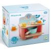 DJECO - Kitten Stove Playset for Toddlers - Role Play - Ages 18 Months and Up - Pretend Cooking in Play Kitchen - Compact and Portable - Includes Cooker, Saucepan, Spoon, Salt Shaker view 4