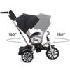 Bentley Trike - All Terrain Toddler Bike 6-in-1, Mulliner Gold Limited Edition, Officially Licensed and Designed by Bentley Motors UK; Baby to Big Kid Tricycle (6m-5y+) view 2
