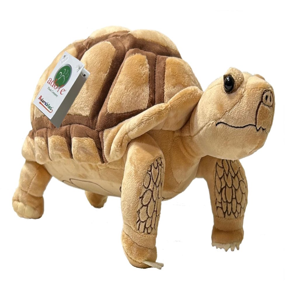 Adore 16" Grooves The Sulcata Tortoise Plush Stuffed Animal Toy