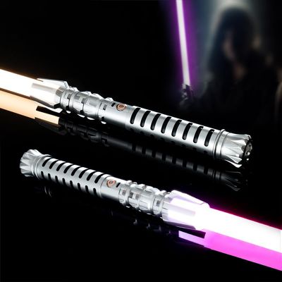 Crtivetoys Lightsaber 12 Set Sound Effects with 15 RGB Colors Change, Motion Control Light Saber, Smooth Swing FX Dueling Lightsabers for Adults and Kids Gift