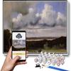 DIY Oil Painting Kit,Rome, The Basilica of Constantine Painting by Camille Corot DIY Oil Painting Paint by Number Kits view 1