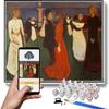 DIY Oil Painting Kit,Dance of Life Painting by Edvard Munch DIY Oil Painting Paint by Number Kits view 1