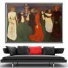 DIY Oil Painting Kit,Dance of Life Painting by Edvard Munch DIY Oil Painting Paint by Number Kits view 2