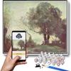 DIY Oil Painting Kit,Landscape at Castel Gandolfo Painting by Camille Corot Paint by Numbers Kit for Kids and Adults view 1