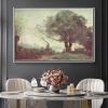 DIY Oil Painting Kit,Landscape at Castel Gandolfo Painting by Camille Corot Paint by Numbers Kit for Kids and Adults view 3