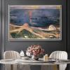 DIY Oil Painting Kit,The Mystery of A Summer Night Painting by Edvard Munch DIY Oil Painting Paint by Number Kits view 3