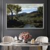 DIY Oil Painting Kit,Roman Countryside Rocky Valley with A Herd of Pigs Painting by Camille Corot Paint by Numbers Kit for Kids and Adults view 3