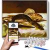 DIY Oil Painting Kit,EEL and Red Mullet Painting by Edouard Manet Paint by Numbers Kit for Kids and Adults view 1
