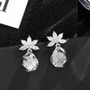 NTIYOU Earrings Earrings Pure Silver Earrings New Net Red Pearl Earrings Female Temperament Long Wild Earrings High Sense Earrings Dangle Hoop (Color : B, Size : B) view 4