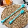 Healifty 2pcs Silicone Bottle Cleaner Brush Deep Cleaning Brushes for Water Bottles Cups Food-Grade Silicone Long Handle Anti-Skid Design Easy to view 2