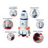 Wbzle Space Rocket Toys, Rocket Ship with Astronaut Toy for Educational, Concentration, Learning Rocket Fun Space Gifts, for Space Exploration, Knowledge Toys for Kids 3-5 view 3