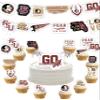 FSU Party Supplies for Football, Birthday Gift, Graduation Party Banner and Cake Toppers (42 Pieces) (Florida State Seminoles) view 1