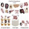FSU Party Supplies for Football, Birthday Gift, Graduation Party Banner and Cake Toppers (42 Pieces) (Florida State Seminoles) view 4