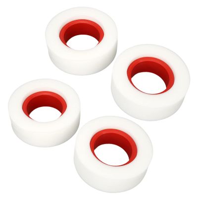 RC Tire Foam, RC Crawler Tire Foam Two Stage Transparent Color Soft For 2.2 Inch Tires For 1/10 1/8 RC Crawler (Red)