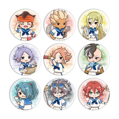Inazuma Eleven Orion Engraved 31 Marine Ver. [Graph Art Illustration] Can Badge, Box of 9