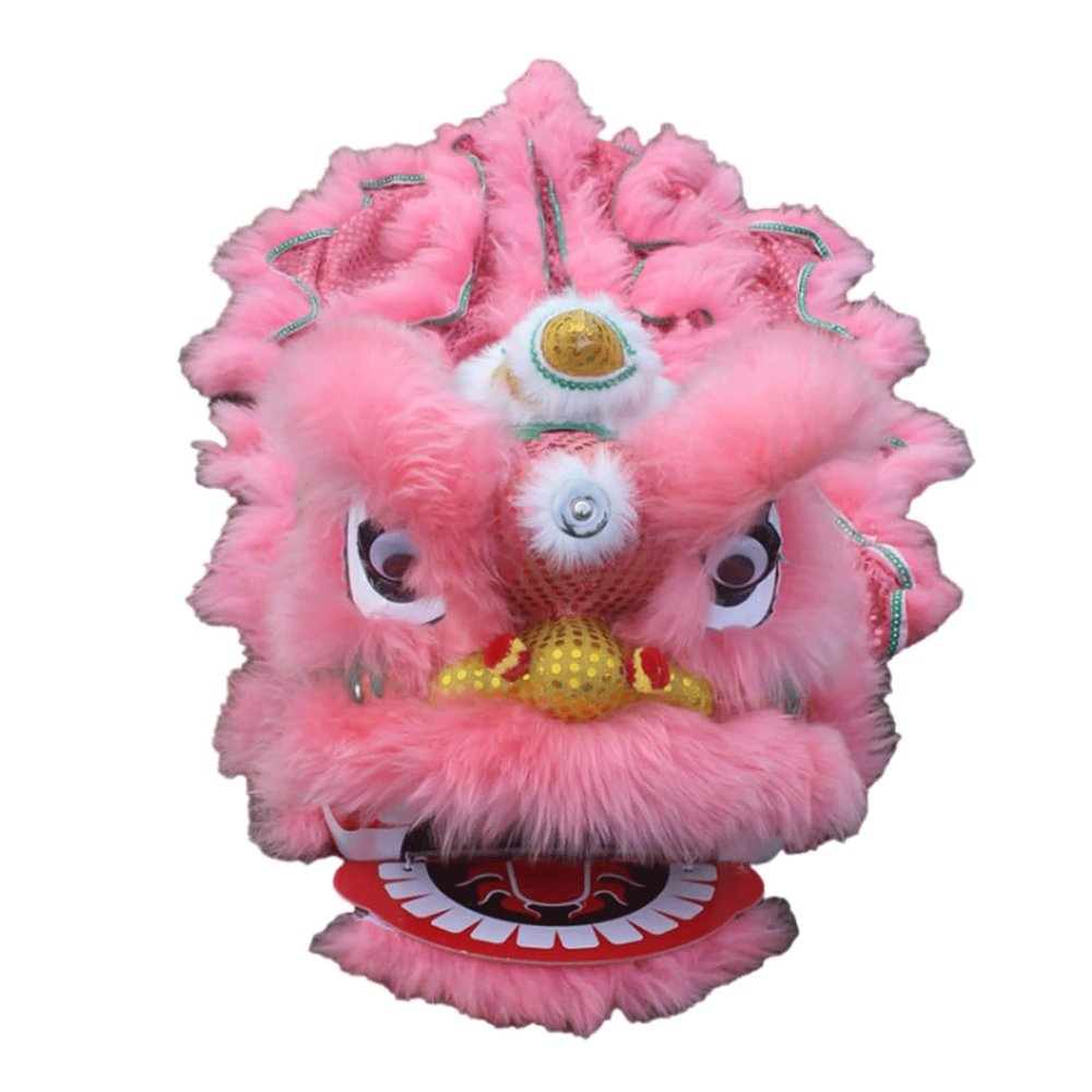 CALMR Wool Lion Dance Lion Dance Head Traditional Lion Dance Chinese Folk Art Dragon Dance Performance Outdoor Sports Dragon Dance