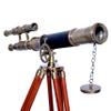 brasss Telescope Victorian Marine Antique Floor Standing Brass Telescope Navy Adjustable Vintage Nautical Adventures view 4