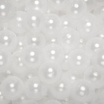 TRENDPLAY Plastic Balls for Ball Pits - Pack of 50 Hollow Balls- Safe and Exciting Playtime - Perfectly for Baby Pools, Birthday Party Decoration, Clear