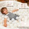 TRENDPLAY Plastic Balls for Ball Pits - Pack of 170 Hollow Balls- Safe and Exciting Playtime - Perfect for Baby Pools, Birthday Party Decoration, 2.2 inch (Pearl White) view 3