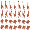 Dinosaur Collection (Dinosaur Vinyl Stickers l.Brown) view 1