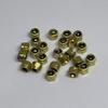LEEFAI 24 Pcs Gold Fingerboard Self Lock Nuts for Fingerboard Trucks-Upgraded Nylon Insert view 2