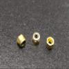 LEEFAI 24 Pcs Gold Fingerboard Self Lock Nuts for Fingerboard Trucks-Upgraded Nylon Insert view 3