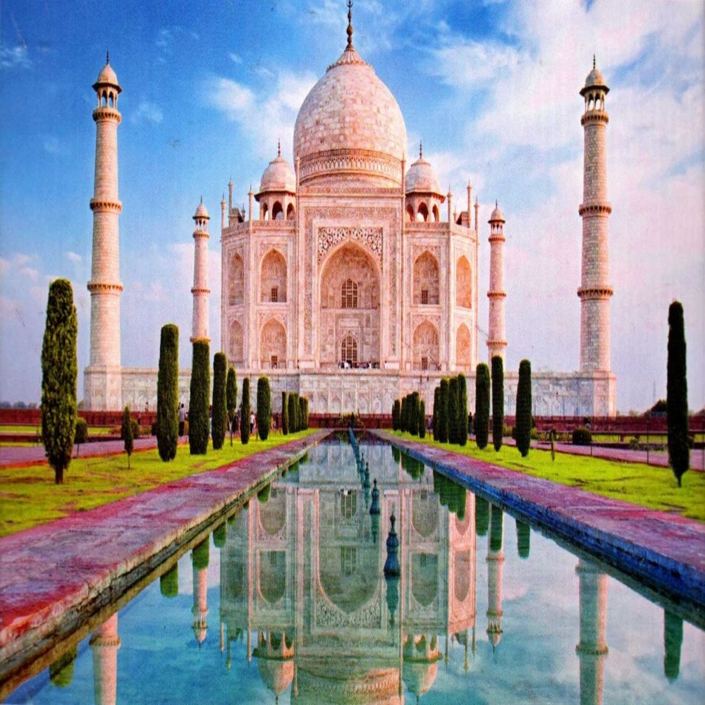 Taj Mahal in Sunrise Light 500 Piece Puzzle