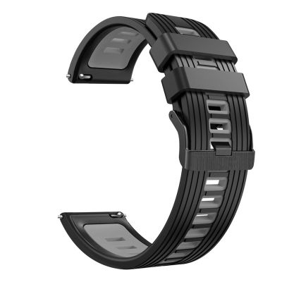 TPUOTI Silicone Straps For Suunto 9 Peak Sport Smart Watch Breathable For YAMAY SW022 Smartwatch Replacement Band 22mm Bracelet (Color : Style E, Size : 22mm Universal)