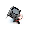 Mesimsple New Alloy Trx4m Motor Cooling Fans for 1/18 TRX4M Motor Heatsink Fan Upgrades Black view 1