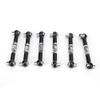 Qiilu Rc Car Turnbuckle Kit 1 12 Upper Link Rod Rc 6 Pcs Adjustable Servo Links Tie Rod Set for Rc Car 1 10 Tourning Car 47Mm sories (Black) view 4