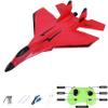 MAXBECK Remote Control Wireless Airplane Toy with Lights, Su-35 Rc Glider 2 Channel 2.4 GHZ Remote Control Planes, Outdoor Foam Rc Aircraft for Hobby Rc Airplanes view 1