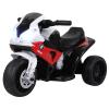 Aosom 6V Kids Motorcycle Licensed BMW, Toddler Motorcycle with Headlight, Music, 3 Wheeled Electric Motorcycle for Kids, Gift for Boys & Girls, Red view 1