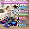 Dance Mat Toys for 3-12 Year Old Girls & Boys, Dance Mats with Light Up 8-Buttons & Wireless Bluetooth, Music Dance Toy with 5 Modes Game, Birthday Xmas Gifts for 3 4 5 6 7 8 9 10+ Year Old Girls Boys view 2
