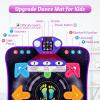 Dance Mat Toys for 3-12 Year Old Girls & Boys, Dance Mats with Light Up 8-Buttons & Wireless Bluetooth, Music Dance Toy with 5 Modes Game, Birthday Xmas Gifts for 3 4 5 6 7 8 9 10+ Year Old Girls Boys view 3