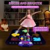 Dance Mat Toys for 3-12 Year Old Girls & Boys, Dance Mats with Light Up 8-Buttons & Wireless Bluetooth, Music Dance Toy with 5 Modes Game, Birthday Xmas Gifts for 3 4 5 6 7 8 9 10+ Year Old Girls Boys view 4