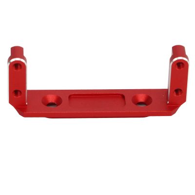 Alomejor 1/10 RC Servo Mount, Exquisite Craftsmanship Improving Performance RC Servo Mount for UTB10 1/10 RC Crawler (Red)