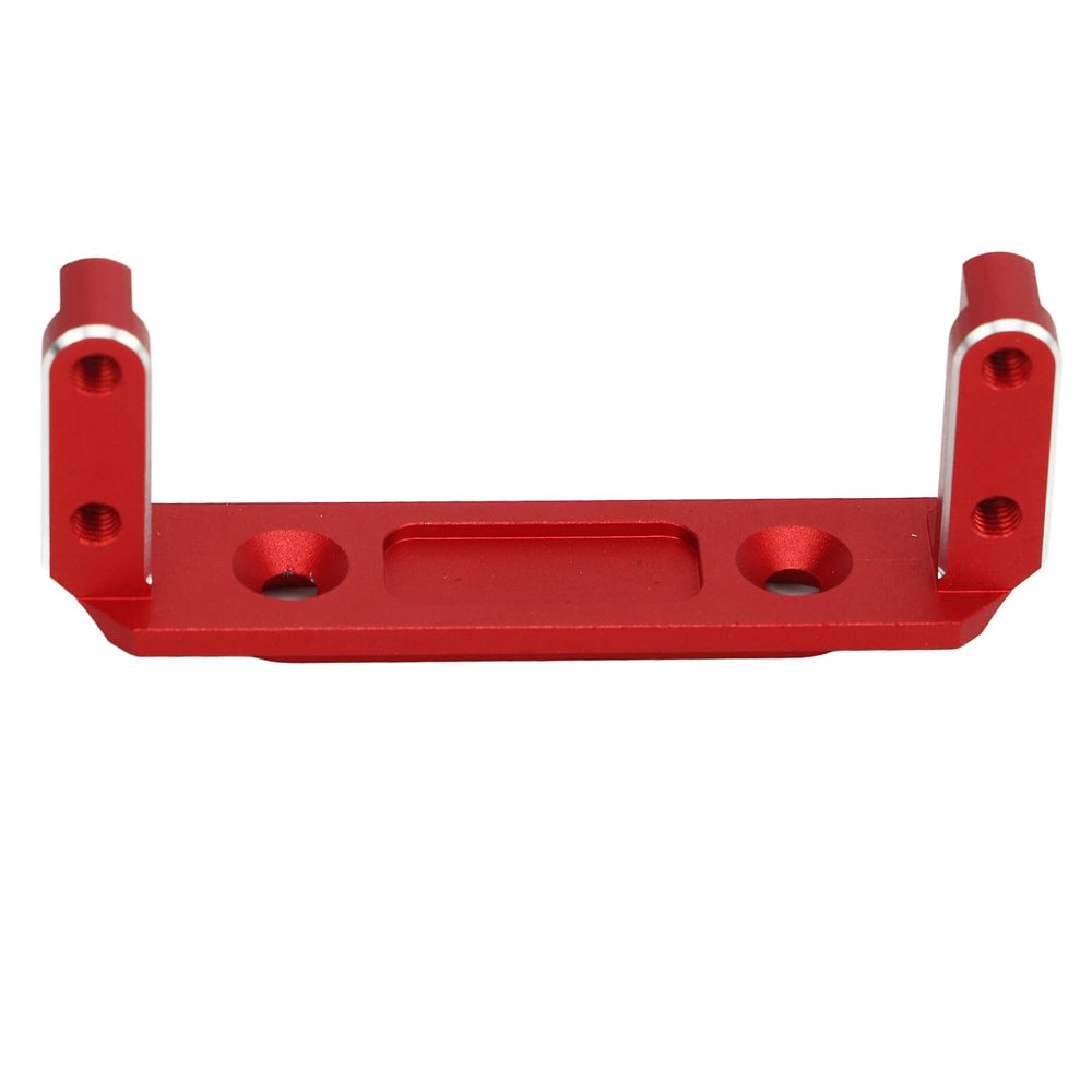 Alomejor 1/10 RC Servo Mount, Exquisite Craftsmanship Improving Performance RC Servo Mount for UTB10 1/10 RC Crawler (Red)