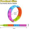 102PCS Pop Bracelet Party Favors Fidget Bracelet It Birthday Party Favors for Kids Goodie Bags Stuffers Classroom view 2