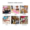 Cooktaitai Kids Apron And Chef Hat And Sleeves Set Children Chef Apron Cute Girls Boys For Cooking Baking Painting, Brown, Large view 3