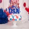 Party in The USA Cake Topper, Patriotic Happy 4th of July, Independence Day/Independence Day Party Decorations Supplies view 2