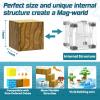 Magnetic Blocks-Build Mine Magnet World Ice Edtion Building Craft, Toys for Girls Age 3 4 5 6 7 8 STEM Sensory Kids Games Toys for Toddler Christmas Birthday Gifts for 3+ Years Old Girls & Boys view 4