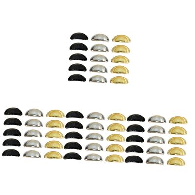 Yardwe 60pcs Mini Furniture Handles Scale Pulls for Dollhouse Decor High-Grade Miniature Knobs for Cabinets Doors Accessories for Mini Home Craft Projects