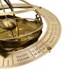 Armillary Sphere Globe Nautical Compass Armillary on Wooden Base-Four Lion Armillary for Table Decoration Antique Brass Engraved view 2